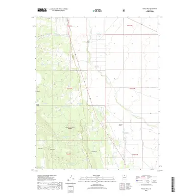 2020 Map of Petaca Peak, 2020 Print