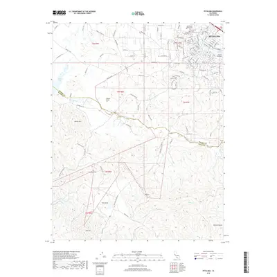 2018 Map of Petaluma, 2018 Print
