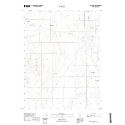 2018 Map of Pete Hanson Creek, 2018 Print