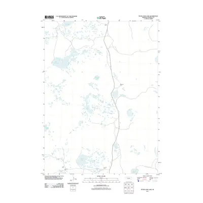 2011 Map of Peter Long Lake, 2011 Print