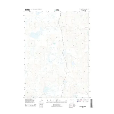 2014 Map of Peter Long Lake, 2014 Print