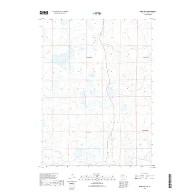 2017 Map of Peter Long Lake, 2017 Print