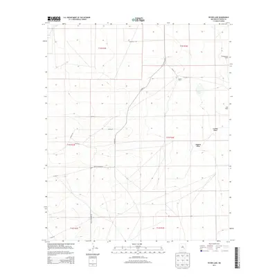 2013 Map of Peters Lake, 2013 Print