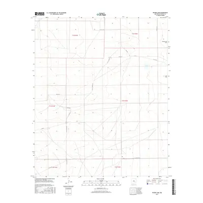 2017 Map of Peters Lake, 2017 Print