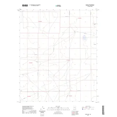 2023 Map of Peters Lake, 2023 Print