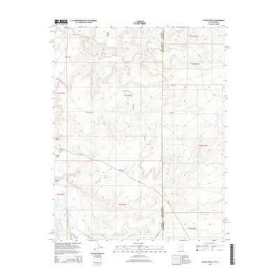 2014 Map of Peters Nipple, 2014 Print