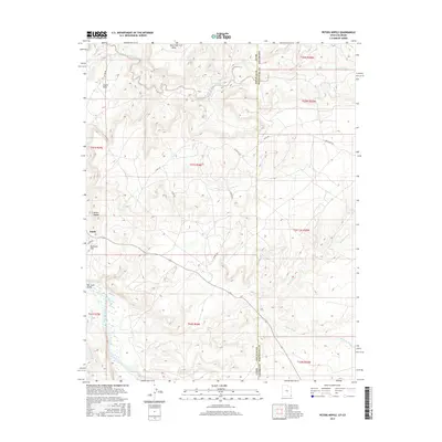 2017 Map of Peters Nipple, 2017 Print