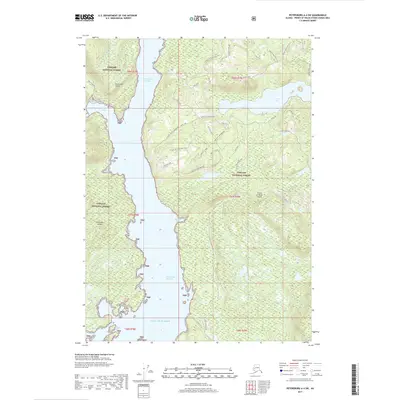 2017 Map of Petersburg A-4 SW, 2017 Print