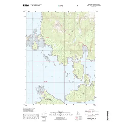 2017 Map of Petersburg A-5 NW, 2017 Print