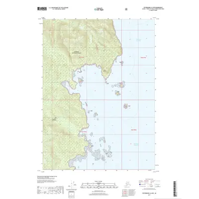 2017 Map of Petersburg A-6 NW, 2017 Print