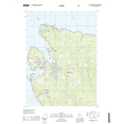 2017 Map of Petersburg B-5 SW, 2017 Print