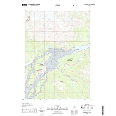 2017 Map of Petersburg C-1 NW, 2017 Print