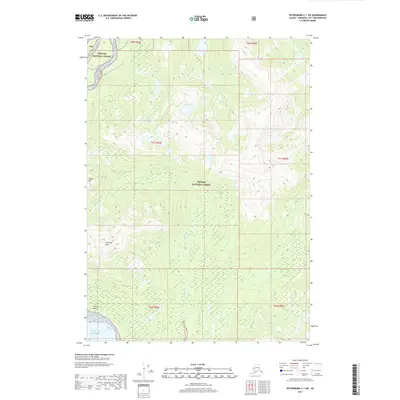 2017 Map of Petersburg C-1 SW, 2017 Print