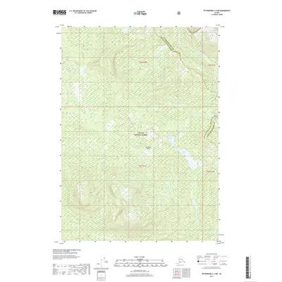 2017 Map of Petersburg C-5 NW, 2017 Print