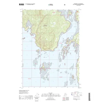 2017 Map of Petersburg C-6 SE, 2017 Print