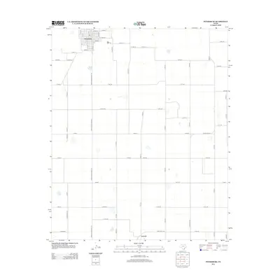 2012 Map of Petersburg, 2012 Print