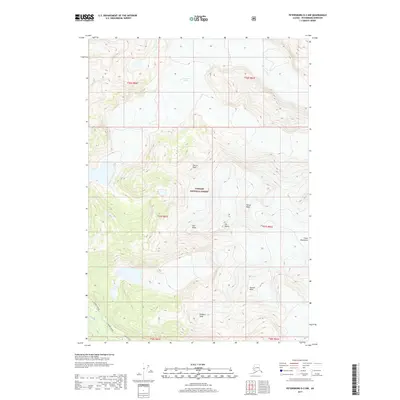 2017 Map of Petersburg D-2 NW, 2017 Print