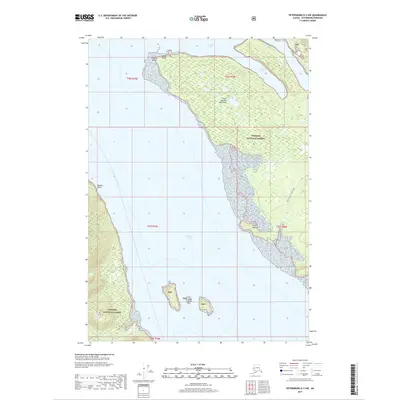 2017 Map of Petersburg D-3 NW, 2017 Print