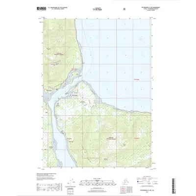 2017 Map of Petersburg D-3 SW, 2017 Print