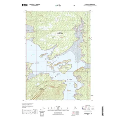 2017 Map of Petersburg D-6 SE, 2017 Print