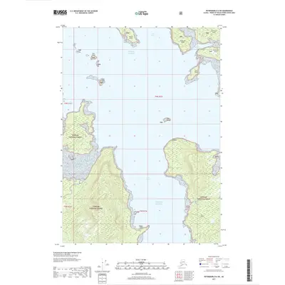 2017 Map of Petersburg D-6 SW, 2017 Print