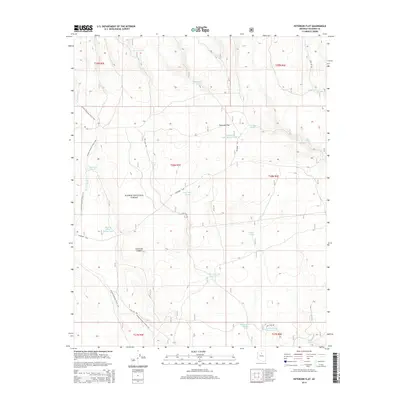 2014 Map of Peterson Flat, 2014 Print