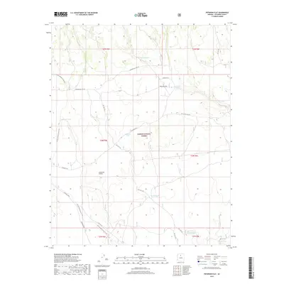 2018 Map of Peterson Flat, 2018 Print