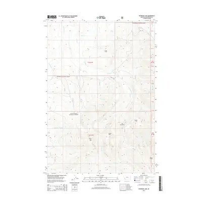 2014 Map of Peterson Lake, 2014 Print