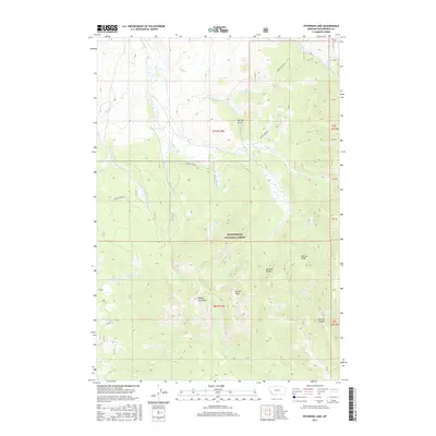 2017 Map of Peterson Lake, 2017 Print