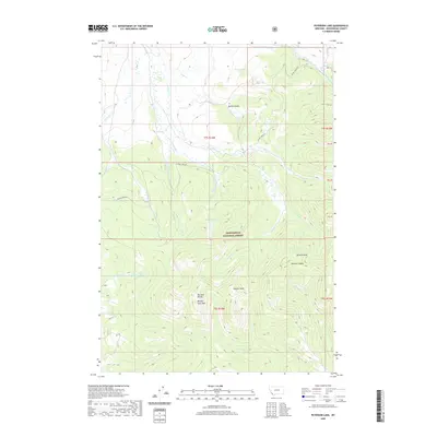 2020 Map of Peterson Lake, 2020 Print