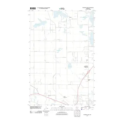 2010 Map of Peterson Lake, 2010 Print