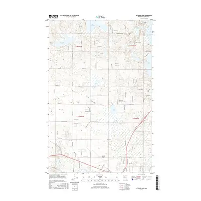 2016 Map of Peterson Lake, 2016 Print