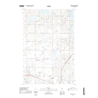 2019 Map of Peterson Lake, 2019 Print