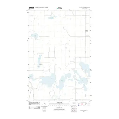 2011 Map of Peterson Lake, 2011 Print