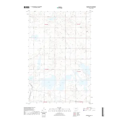 2018 Map of Peterson Lake, 2018 Print
