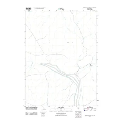 2012 Map of Peterson Table East, 2012 Print