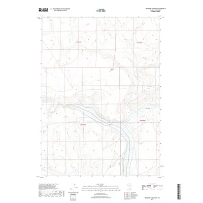 2018 Map of Peterson Table East, 2018 Print
