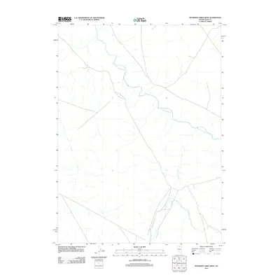 2012 Map of Peterson Table West, 2012 Print