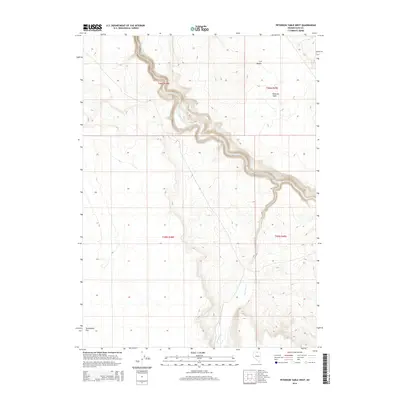 2014 Map of Peterson Table West, 2014 Print