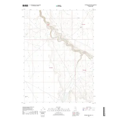 2018 Map of Peterson Table West, 2018 Print