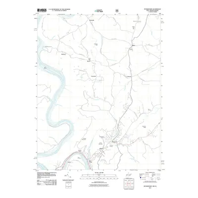 2011 Map of Peterstown, 2011 Print