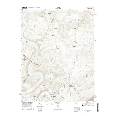 2014 Map of Peterstown, 2014 Print