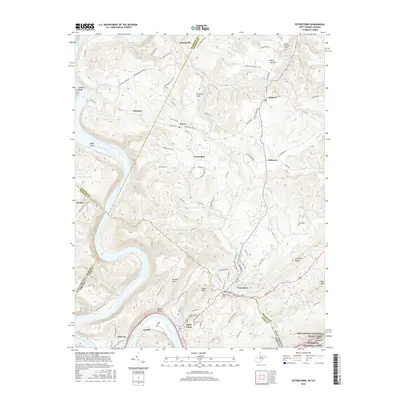 2016 Map of Peterstown, 2016 Print