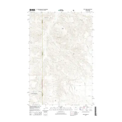 2014 Map of Petes Creek, 2014 Print