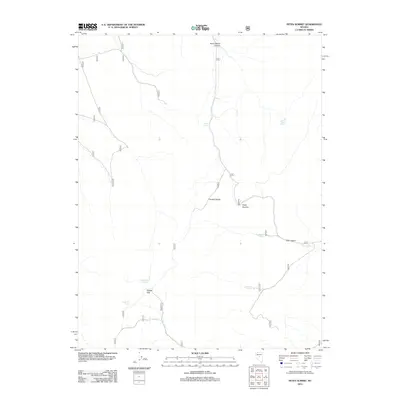 2012 Map of Petes Summit, 2012 Print