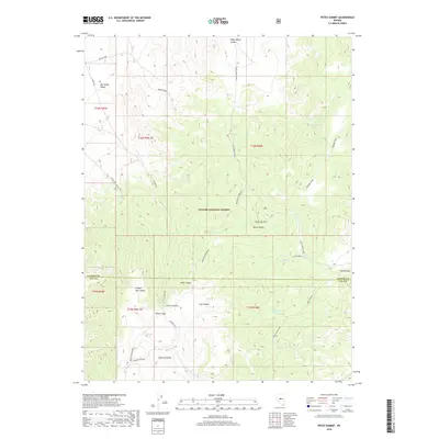 2018 Map of Petes Summit, 2018 Print