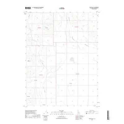 2018 Map of Petes Valley, 2018 Print