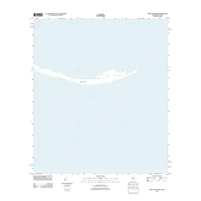 2012 Map of Petit Bois Island, 2012 Print