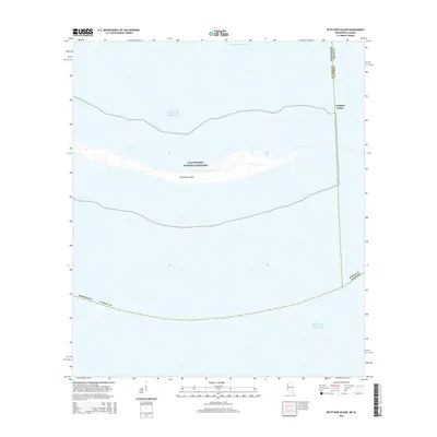 2015 Map of Petit Bois Island, 2015 Print