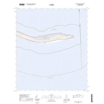 2024 Map of Petit Bois Island, 2024 Print
